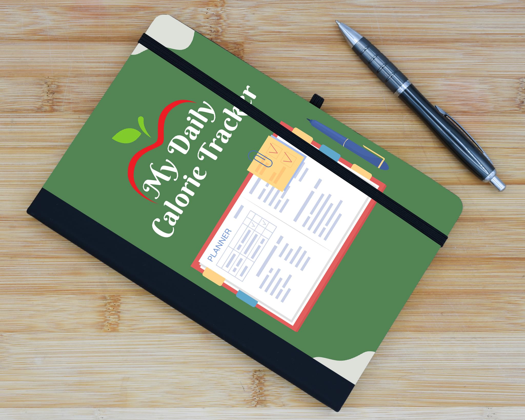 Prioritis ' my Daily Calorie Tracker' A5 Sized Lined Paper Scrapbook - Prioritis ...